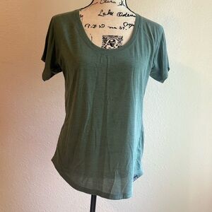 Patagonia Womens Scoop Neck Tee - Forest Green